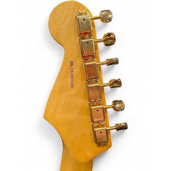 Used 2019 Fender SRV SIGNATURE STRAT 3 Color Sunburst Solid Body Electric Guitar