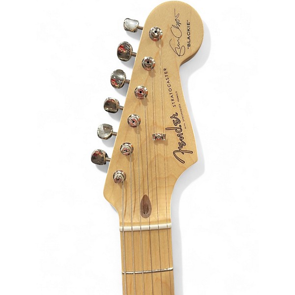 Used 2018 Fender ERIC CLAPTON BLACKIE STRAT Black Solid Body Electric Guitar