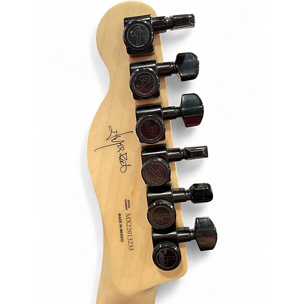 Used Fender Jim Root Signature Telecaster Pearl White Solid Body Electric Guitar