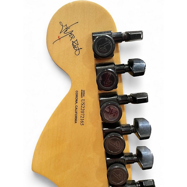 Used 2022 Fender Jim Root Signature Stratocaster MATTE BLACK Solid Body Electric Guitar