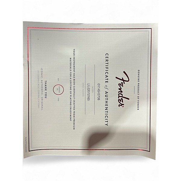 Used 2022 Fender Jim Root Signature Stratocaster MATTE BLACK Solid Body Electric Guitar