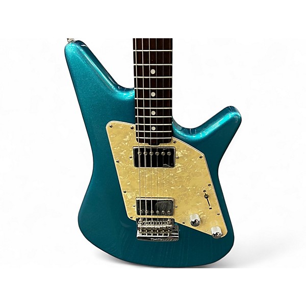Used Ernie Ball Music Man Albert Lee Signature Tremolo METALLIC BLUE Solid Body Electric Guitar