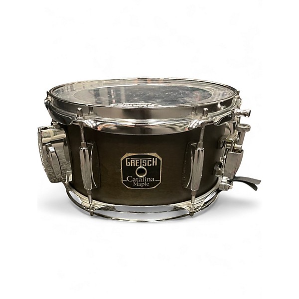 Used Gretsch Drums 10X5.5 Catalina Maple snare black satin Drum