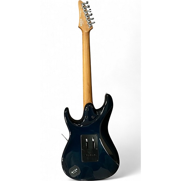 Used Ibanez AZ24P1QM Deep Ocean Blonde Solid Body Electric Guitar