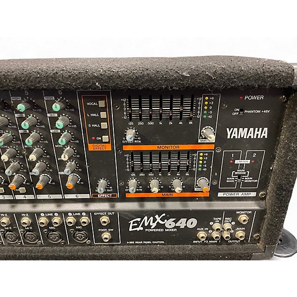 Used Yamaha EMX640 Powered Mixer