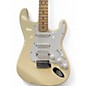 Used Fender Standard Stratocaster HSS Olympic White Solid Body Electric Guitar