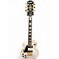 Used Epiphone Les Paul Custom Left Handed Alpine White Electric Guitar
