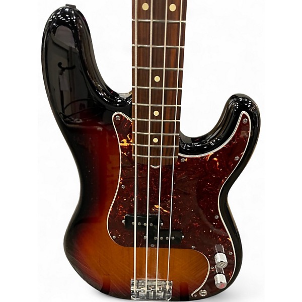 Used Fender American Standard Precision Bass 2 Color Sunburst Electric Bass Guitar