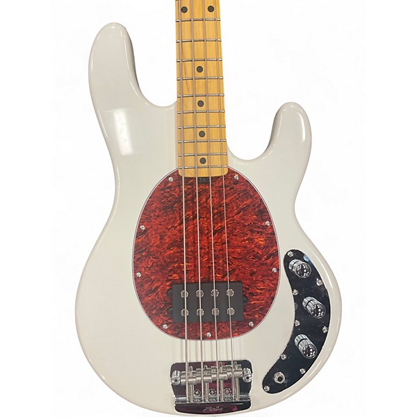 Used Sterling by Music Man Ray34 Alpine White Electric Bass Guitar