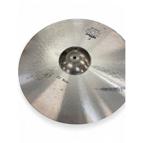 Used Paiste 20in 502 Ride Cymbal