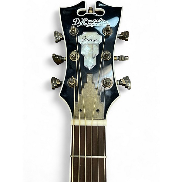 Used D'Angelico PREMIER BOWERY Crimson Red Burst Acoustic Electric Guitar