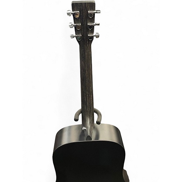 Used Martin DX Johnny Cash Black Acoustic Electric Guitar