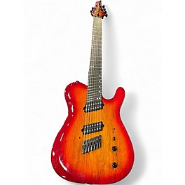 Used Kiesel Solo 7 Multi Cherry Sunburst Solid Body Electric Guitar