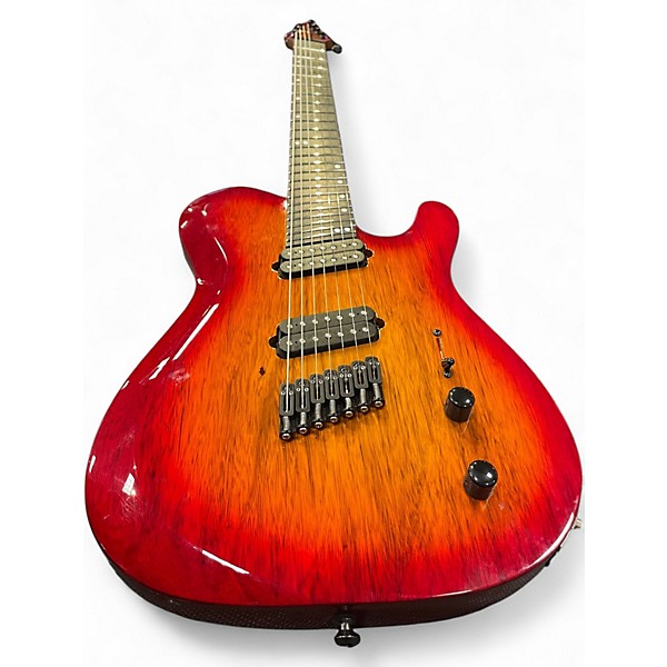 Used Kiesel Solo 7 Multi Cherry Sunburst Solid Body Electric Guitar