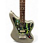 Used 2010 Fender Blacktop Jaguar Silver Solid Body Electric Guitar thumbnail