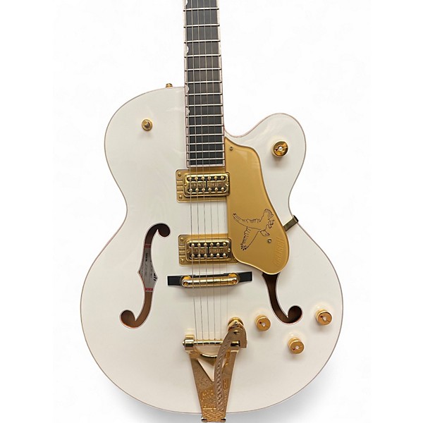 Used Gretsch Guitars G6136T White Falcon Player's Edition White Hollow Body Electric Guitar
