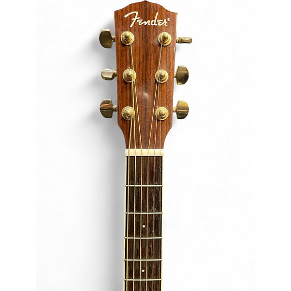 Used Fender CD320ASCE Dreadnought Natural Acoustic Electric Guitar