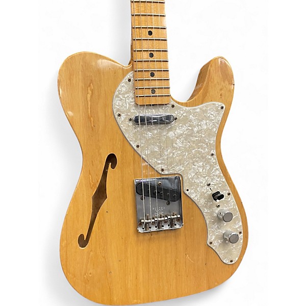 Used Fender Custom Shop 1969 Telecaster Thinline Journeyman Relic Aged Natural Hollow Body Electric Guitar