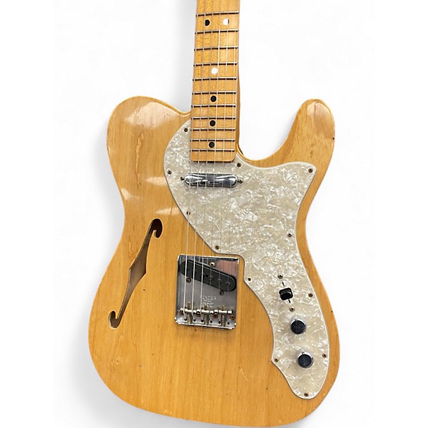 Used Fender Custom Shop 1969 Telecaster Thinline Journeyman Relic Aged Natural Hollow Body Electric Guitar