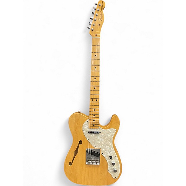 Used Fender Custom Shop 1969 Telecaster Thinline Journeyman Relic Aged Natural Hollow Body Electric Guitar