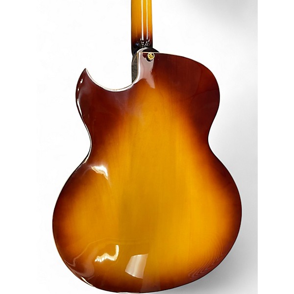Used Iyv IJZ-500 2 Color Sunburst Hollow Body Electric Guitar