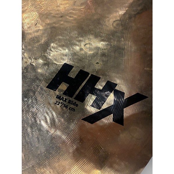 Used SABIAN 22in hhx max ride mike portnoy Cymbal