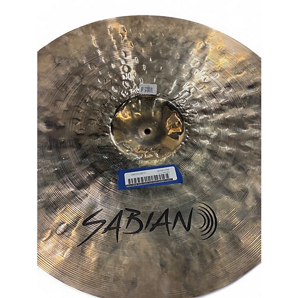 Used SABIAN 22in hhx max ride mike portnoy Cymbal