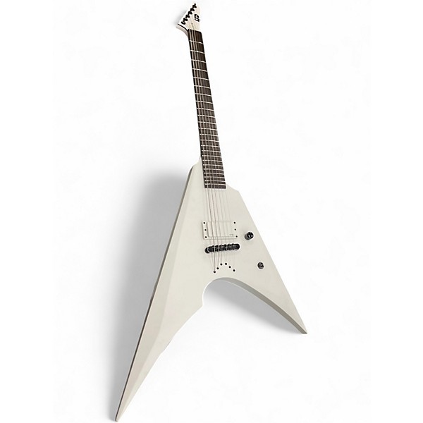 Used ESP LTD ARROW ARCTIC METAL Arctic White Solid Body Electric Guitar