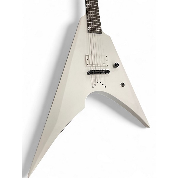 Used ESP LTD ARROW ARCTIC METAL Arctic White Solid Body Electric Guitar