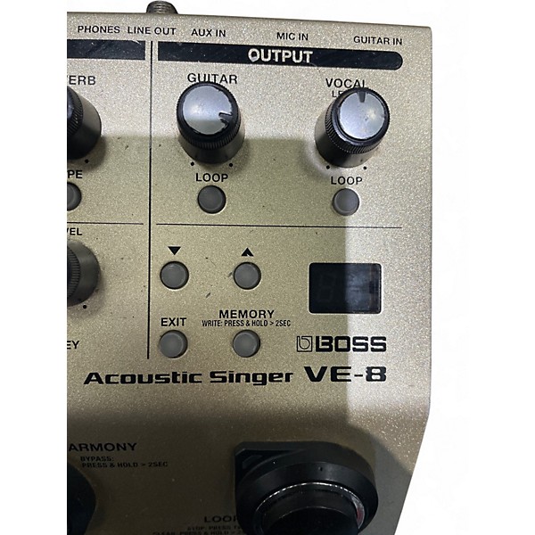 Used BOSS VE8 Acoustic Singer Effect Processor
