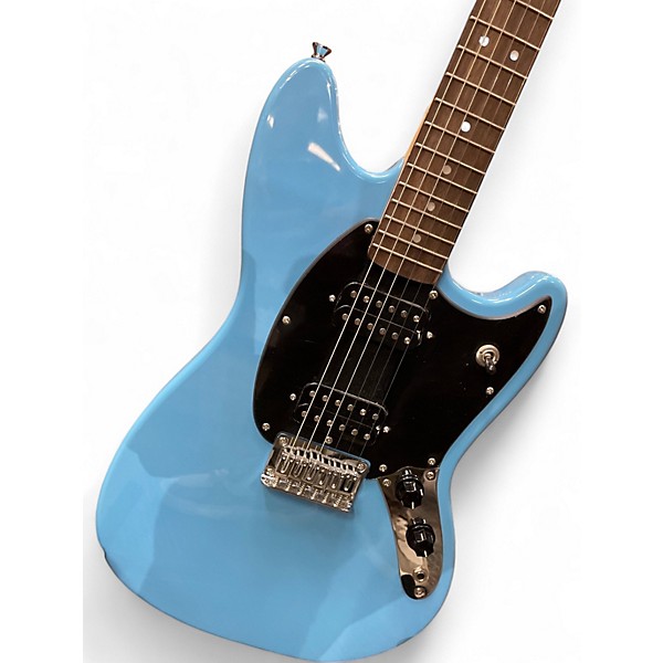 Used Squier Bullet Mustang HH california blue Solid Body Electric Guitar