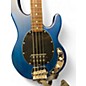 Used Sterling by Music Man Sub 4 Blue Electric Bass Guitar thumbnail