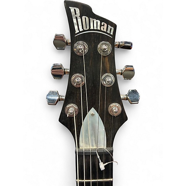 Used Ed Roman Quicksilver Sunburst Solid Body Electric Guitar