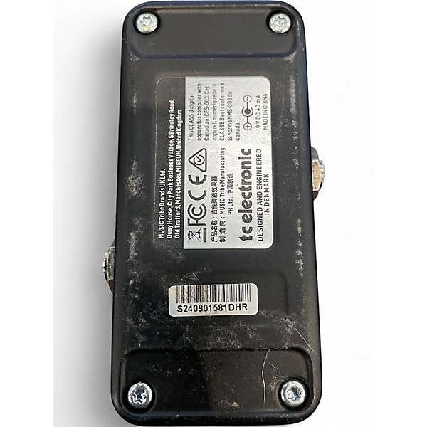 Used TC Electronic Polytune Noir Mini 3 Tuner Tuner Pedal