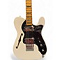Used 2022 Squier Classic Vibe 70s Thinline Telecaster Olympic White Hollow Body Electric Guitar