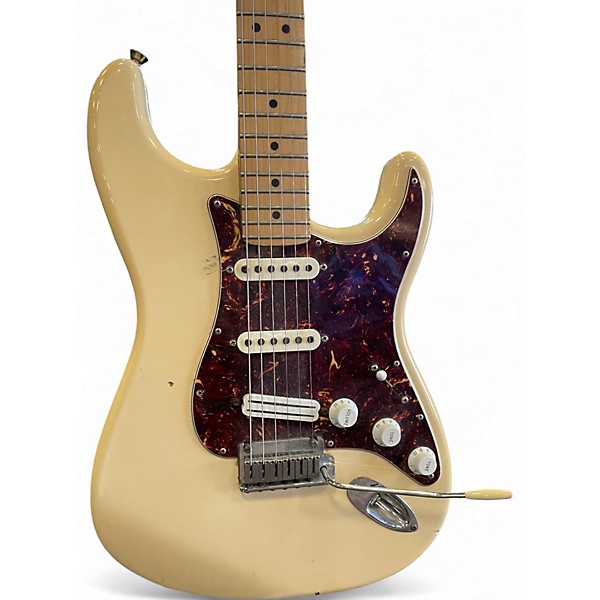 Used Fender American Standard Stratocaster Vintage White Solid Body Electric Guitar