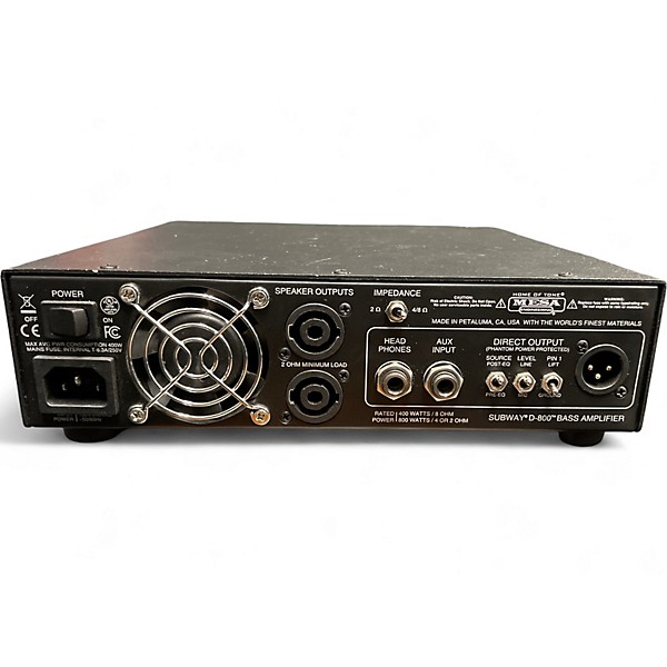 Used MESA/Boogie SUBWAY D-800 Bass Amp Head