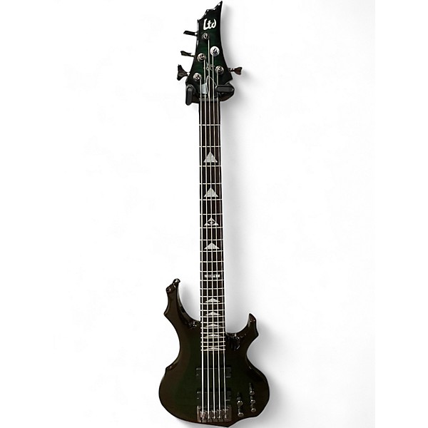 Used ESP LTD DK-5 Dan Kenny Signature Trans Green Electric Bass Guitar