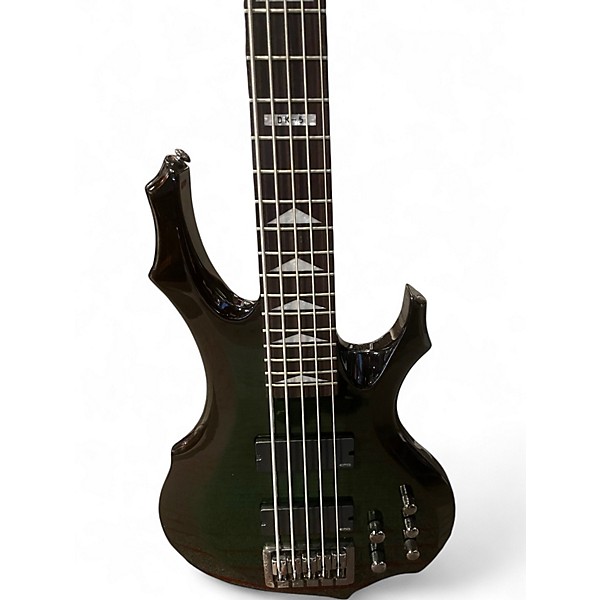 Used ESP LTD DK-5 Dan Kenny Signature Trans Green Electric Bass Guitar