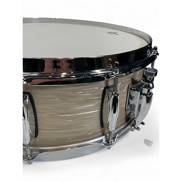 Used Gretsch Drums 5.5X14.5 Brooklyn Series Snare marine white Drum