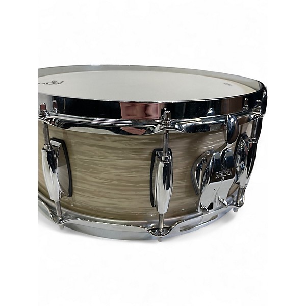 Used Gretsch Drums 5.5X14.5 Brooklyn Series Snare marine white Drum