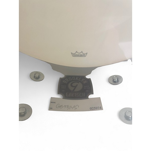 Used Gretsch Drums 5.5X14.5 Brooklyn Series Snare marine white Drum