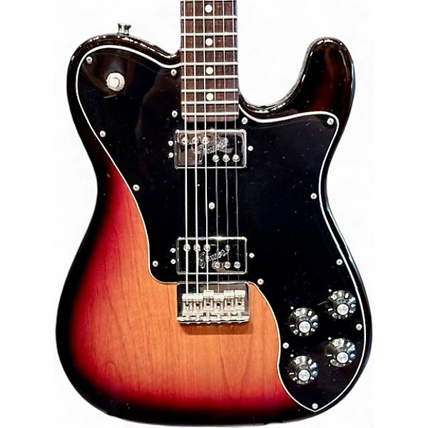 Used 2017 Fender American Professional Telecaster Deluxe Shawbucker Sunburst Solid Body Electric Guitar