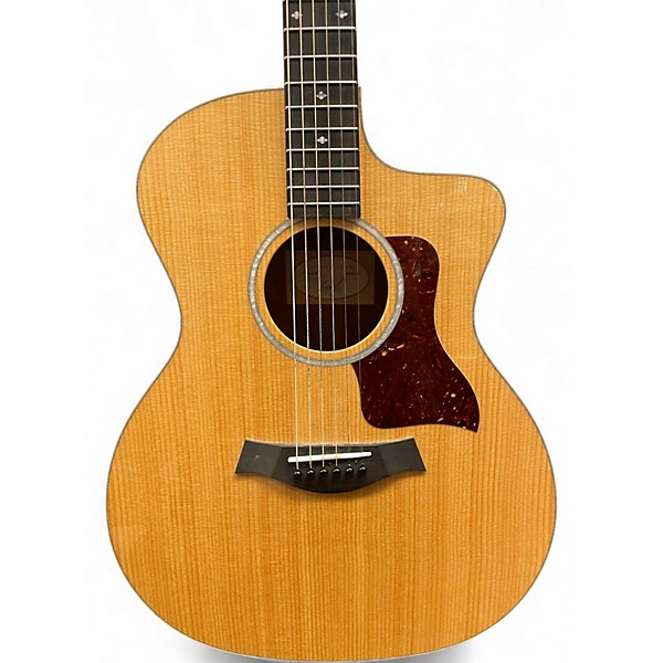 Used Taylor 214CE Deluxe Koa Natural Acoustic Electric Guitar