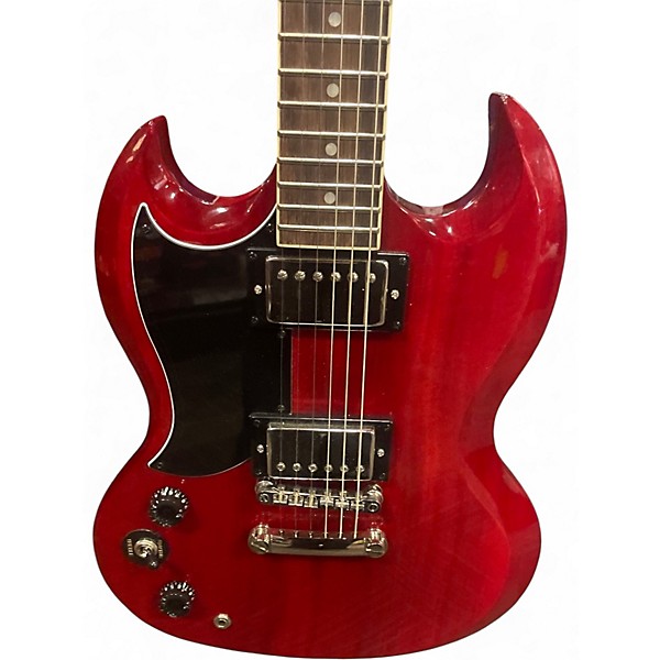Used Epiphone SG Standard Left Handed Candy Apple Red Electric Guitar