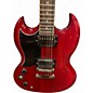 Used Epiphone SG Standard Left Handed Candy Apple Red Electric Guitar