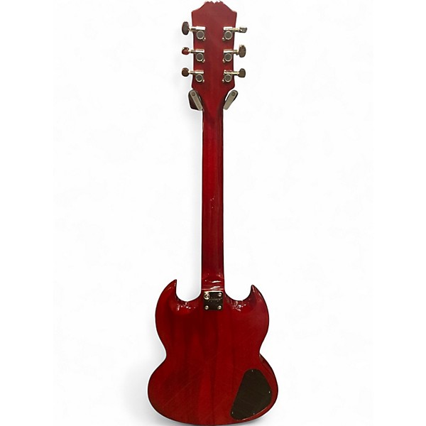 Used Epiphone SG Standard Left Handed Candy Apple Red Electric Guitar