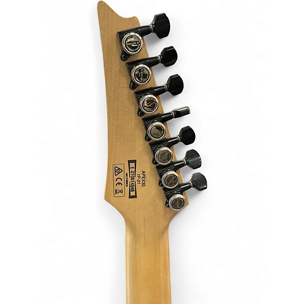 Used Ibanez APEX30MGM Metallic Gray Solid Body Electric Guitar