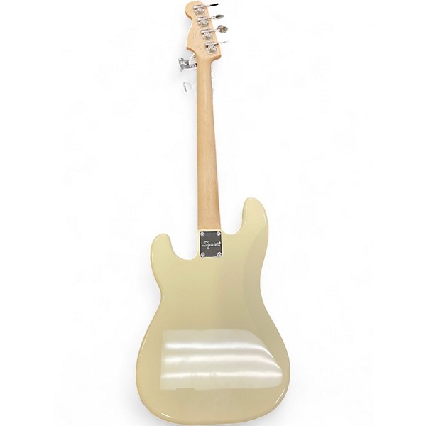 Used Squier Precision Bass WHITE Electric Bass Guitar