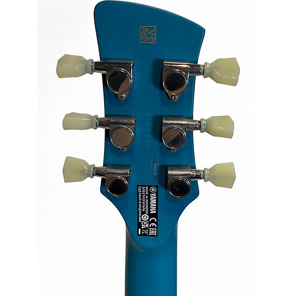 Used Yamaha RSE20 Metallic Aqua Marine Solid Body Electric Guitar